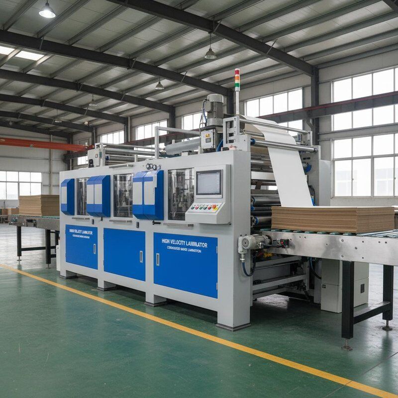 हाई स्पीड लैमिनेटर हाई स्पीड फ्लूट लैमिनेटर कागज झिल्ली सामग्री उपकरण नालीदार बोर्ड लैमिनेशन प्रक्रियाओं के लिए
