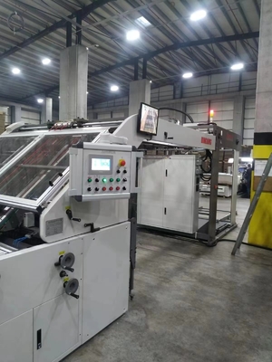ग्रे पेपरबोर्ड स्वचालित 5 प्लाई बांसुरी लैमिनेटर 28KW DX-1650XL